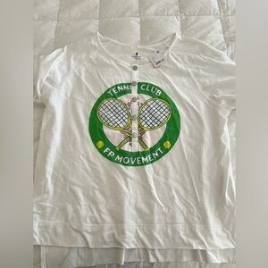 Free people tennis shirt